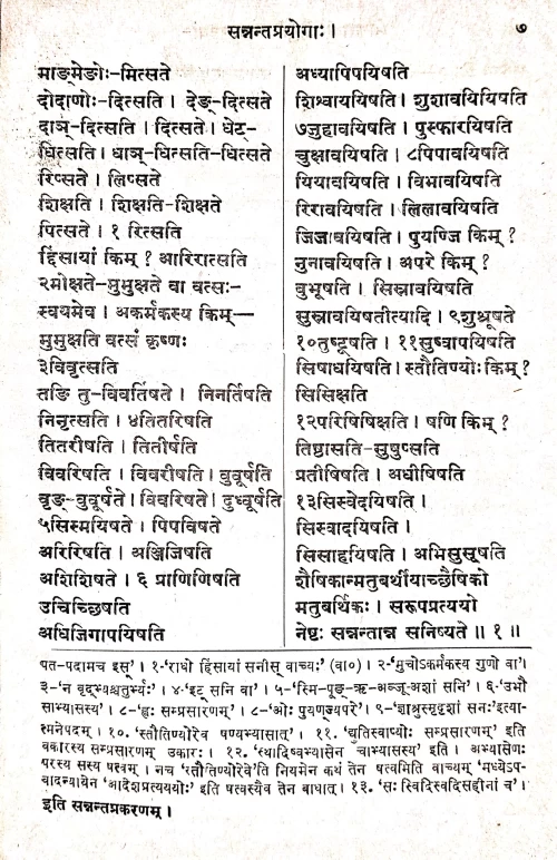 Siddhanta kaumudi Prayoga Suchi